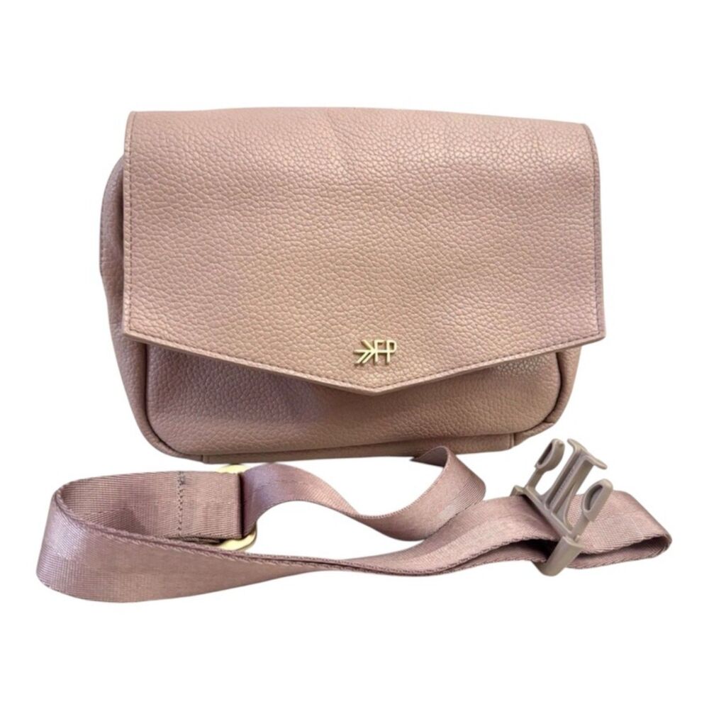 Freshly Picked Classic Fanny Pack, Fig Color, 9"W x 6.5"L x 2"D, Vegan Leather